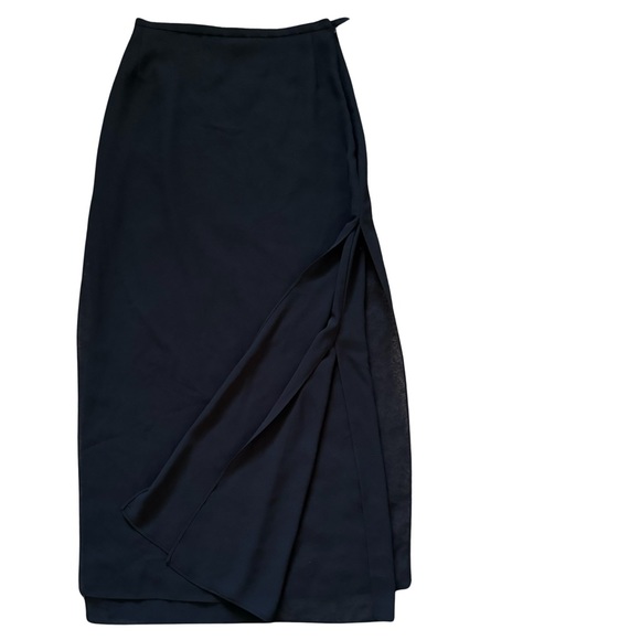 JS Collections Dresses & Skirts - Long Slitted Black Skirt Sz 8